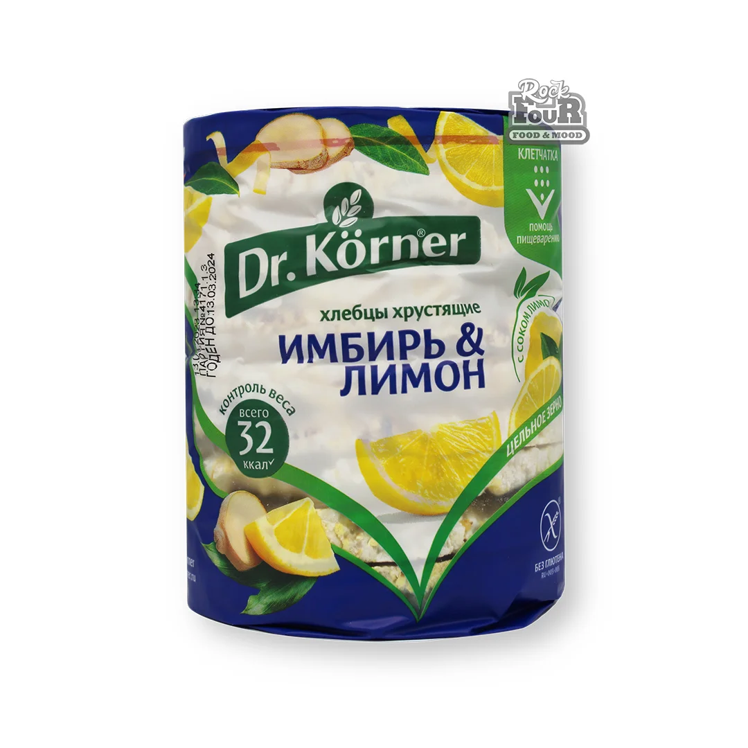 Հացիկ «Dr.Korner» կոճապղպեղի և կիտրոնի 90գ